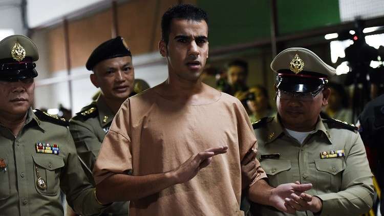 اللاعب البحريني المعتقل في تايلاند يمثل أمام المحكمة الجنائية