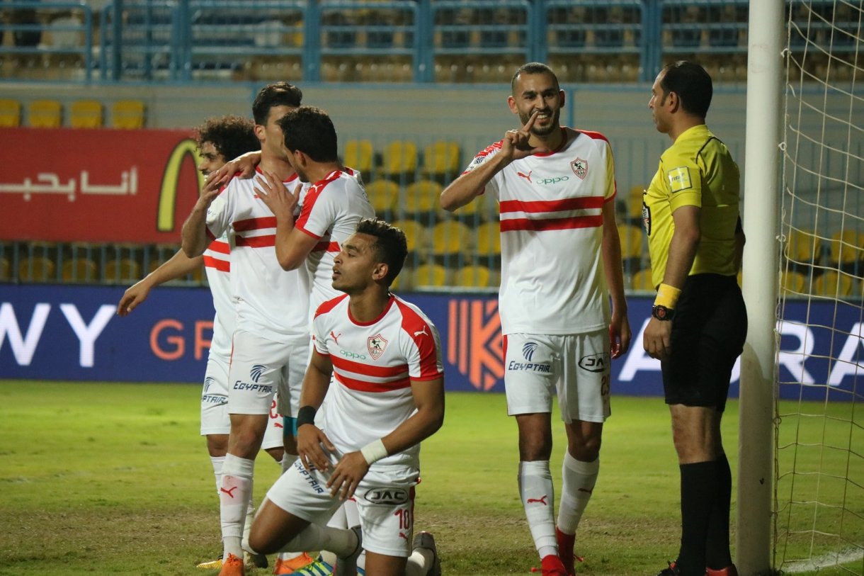 بوطيب يسجل ثالث أهدافه مع الزمالك المصري