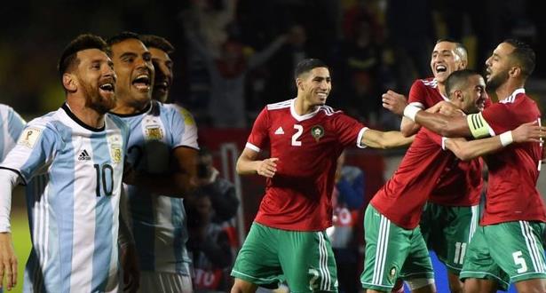 ملخص مباراة المنتخب المغربي ونظيره الأرجنتيني