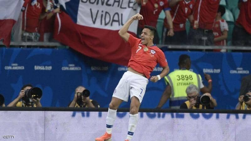 كوبا أمريكا: سانشيز يقود تشيلي للفوز على إكوادور والتأهل لربع النهائي