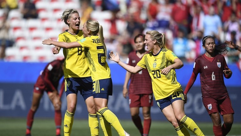 مونديال السيدات: منتخب السويد يفوز على تايلاندا ويحجز مقعدا في الدور الثاني