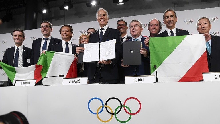 إيطاليا تفوز باستضافة الألعاب الأولمبية الشتوية 2026