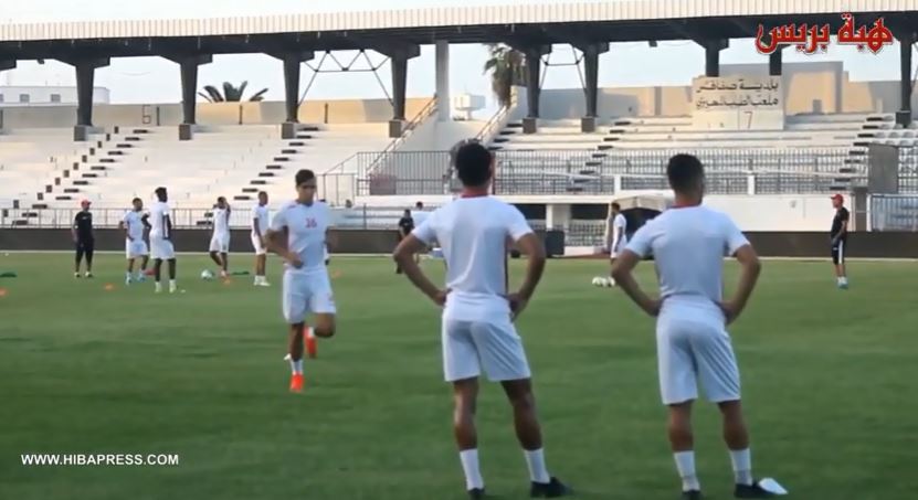 شاهد كيف يستعد فريق حسنية أكادير لمباراة الاتحاد الليبي بصفاقس التونسية