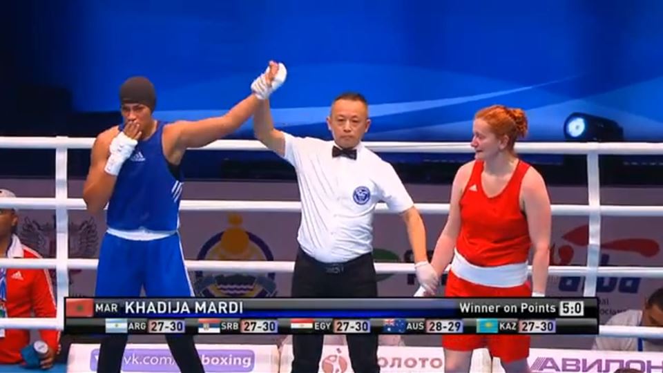 الملاكمة النسوية تتألق في بطولة العالم بروسيا