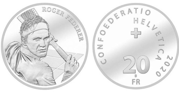 تكريم فدرير بوضع صورته على العملة السويسرية