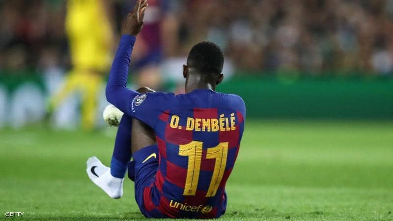 الكشف عن سبب عدم خضوع ديمبيلي لكشوفات كورونا مع لاعبي برشلونة
