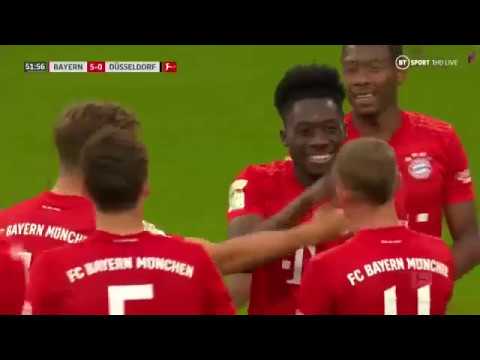 أهداف مباراة بايرن ميونيخ 5-0 فورتونا دوسلدورف في الدوري الألماني