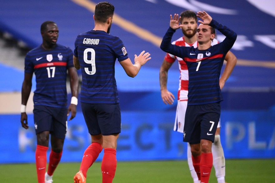 فرنسا تفوز على كرواتيا برباعية في دوري الأمم الأوروبية