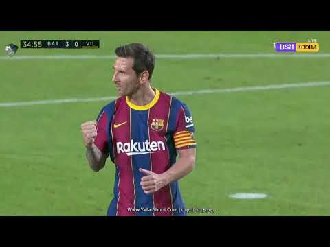 أهداف مباراة برشلونة 4-0 فياريال في الدوري الإسباني