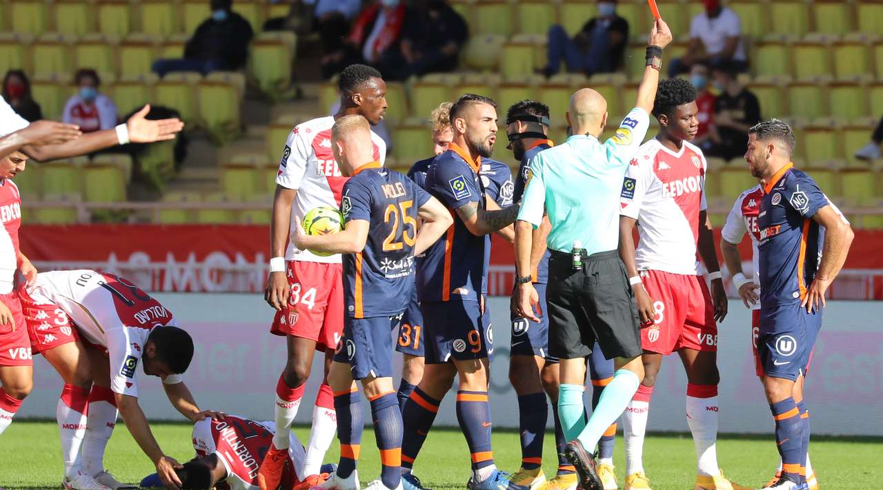 موناكو يفرض التعادل على مونبلييه في الدوري الفرنسي
