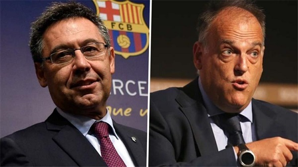 تيباس يهاجم بارتوميو بعد استقالته من رئاسة برشلونة