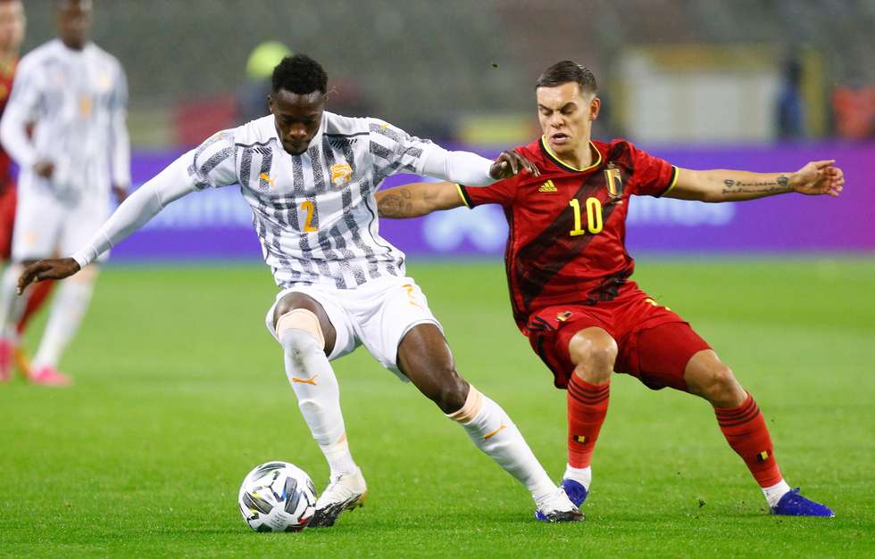 التعادل يحسم ودية بلجيكا ضد ساحل العاج