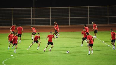 المنتخب الوطني يتدرب على ملعب "أولمبي 1" استعدادا لنهائي "شان 2021"