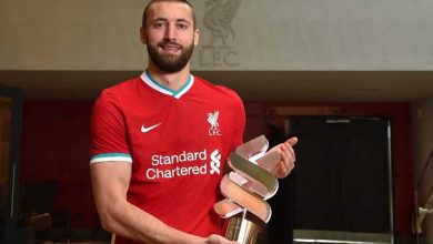 نات فيليبس ينال جائزة لاعب الشهر في ليفربول