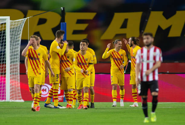 برشلونة يهزم بيلباو برباعية ويتوج بطلا لكأس ملك إسبانيا