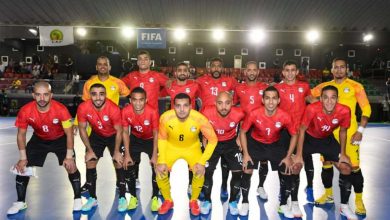 مصر تفوز على موريتانيا في افتتاح بطولة العرب للفوتسال