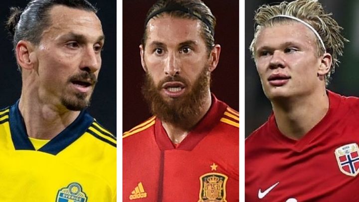 راموس وهالاند ضمن تشكيل أفضل النجوم الغائبين عن كأس امم أوروبا