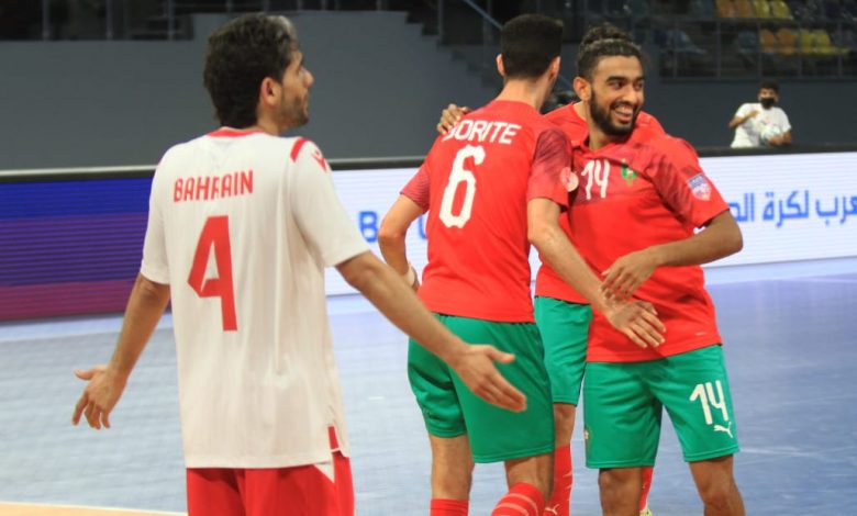 منتخب الفوتسال يقسو على البحرين بسداسية ويضرب موعدا مع مصر في نهائي البطولة العربية