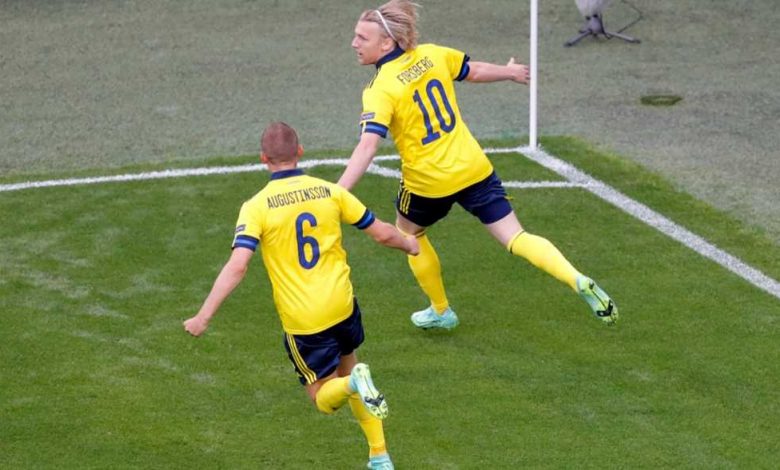 السويدي فورسبرج يسجل ثاني أسرع هدف في تاريخ اليورو