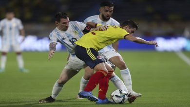 الأرجنتين تفرط في الفوز أمام كولومبيا ضمن تصفيات المونديال