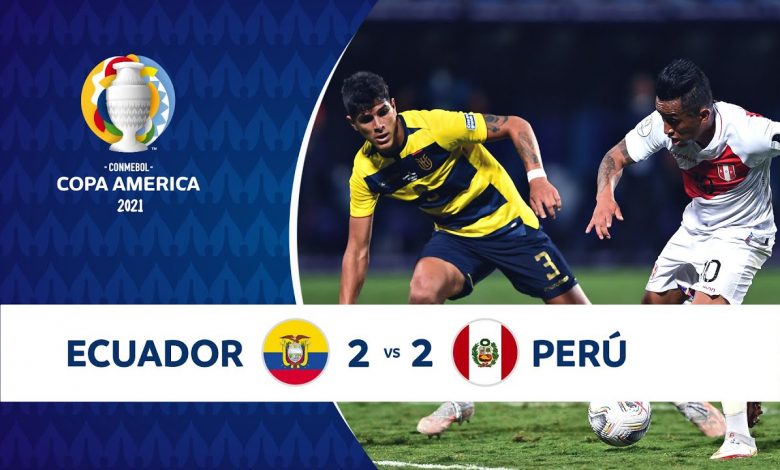 أهداف مباراة البيرو 2-2 إكوادور (كوبا أمريكا)