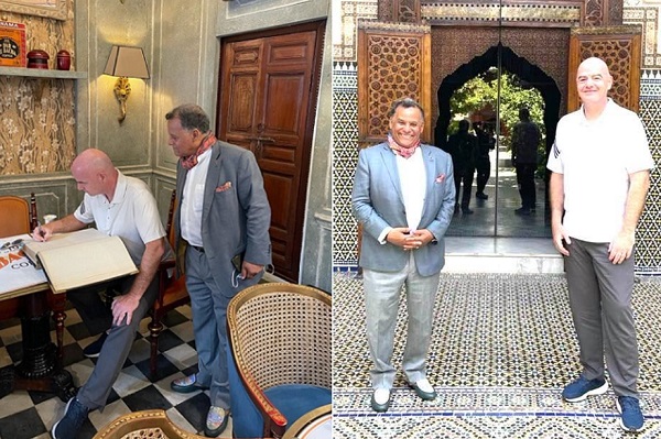 رئيس "فيفا" يختار مراكش لقضاء عطلته السنوية