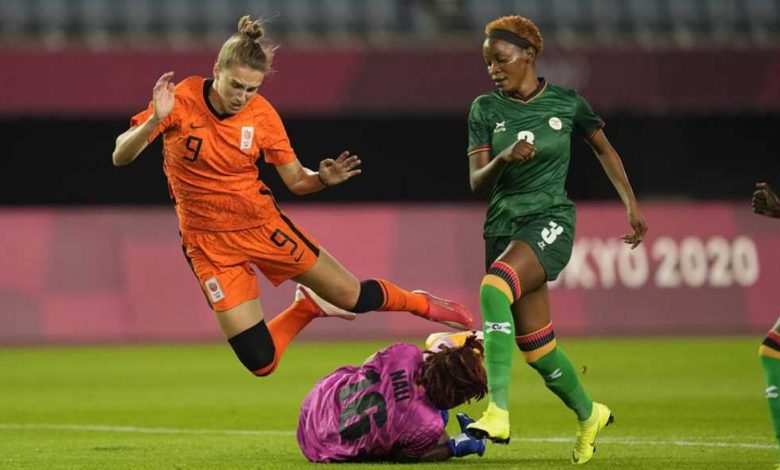 سيدات زامبيا ينهزمن أمام هولندا بـ 10 أهداف في أولمبياد طوكيو