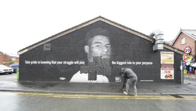 تشويه جدارية راشفورد في مانشستر بعدما ضيع ركلة جزاء في نهائي "يورو 2020"