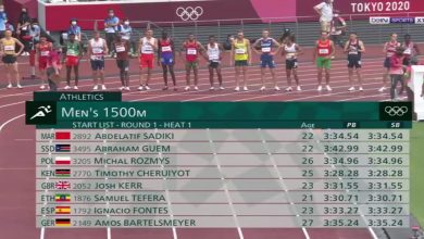 أولمبياد طوكيو : العداء المغربي عبد اللطيف الصديقي يحقق التأهل إلى نصف نهائي سباق 1500 متر