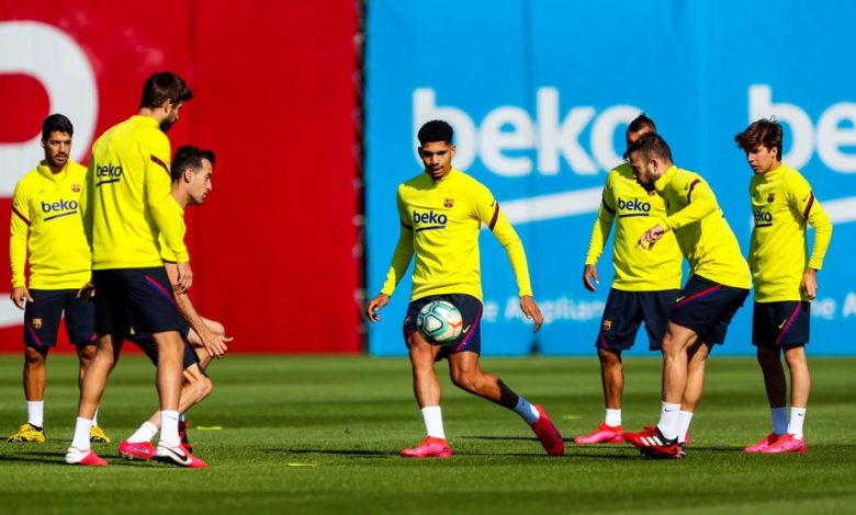 برشلونة يستعد لمواجهة بايرن ميونيخ في دوري الأبطال