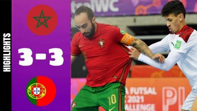 أهداف مباراة المغرب 3-3 البرتغال في بطولة العالم للفوتسال