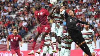 البرتغال تفوز على قطر بثلاثية في تصفيات المونديال