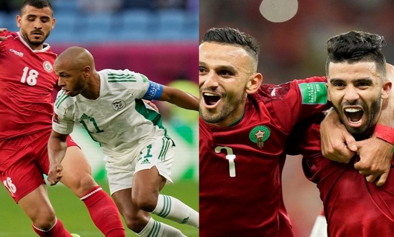 التشكيلتان المحتملتان للمغرب والجزائر في ربع نهائي كأس العرب