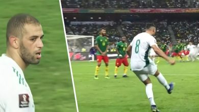 هدف مباراة الكاميرون 0-1 الجزائر (تصفيات المونديال)
