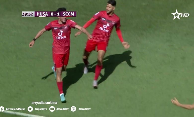 هدف مباراة حسنية أكادير 0-1 شباب المحمدية (البطولة الاحترافية)