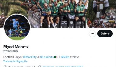 تويتر يلغي توثيق حساب رياض محرز بعد نشره تغريدة عن اعادة مباراة الجزائر