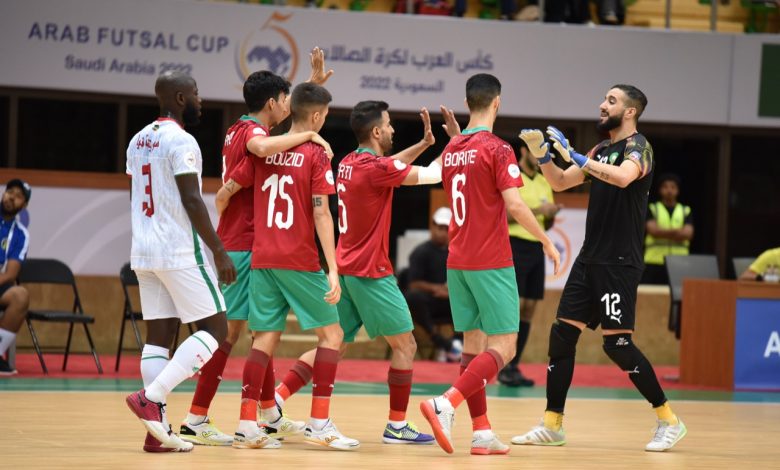 المنتخب الوطني يتعرف على خصمه في ربع نهائي كأس العرب للفوتسال