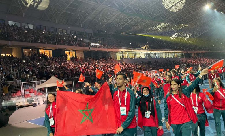 برنامج وتوقيت مشاركة الرياضيين المغاربة في ألعاب البحر الابيض المتوسط
