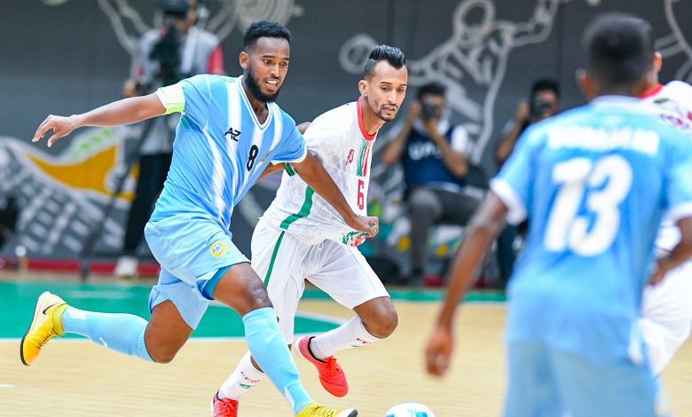 ضمن مجموعة المغرب.. موريتانيا تحقق فوزا كاسحا أمام الصومال في كأس العرب للفوتسال