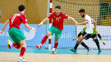 منتخب الفوتسال يفوز على ليبيا ويتأهل إلى نصف نهائي كأس العرب