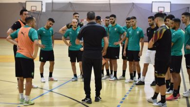 منتخب الفوتسال يخوض حصته التدريبية الأولى بالسعودية استعدادا للمشاركة في كأس العرب