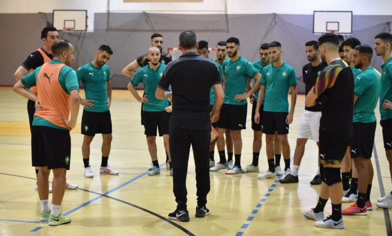 منتخب الفوتسال يخوض حصته التدريبية الأولى بالسعودية استعدادا للمشاركة في كأس العرب