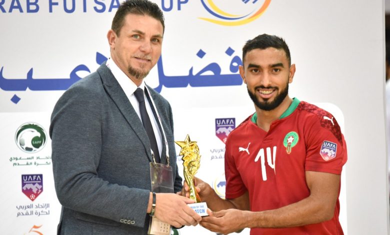 إدريس الرايس فني يحصل على جائزة أفضل لاعب في مباراة المغرب ضد موريتانيا