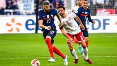 فرنسا تنهزم على أرضها أمام الدنمارك في دوري الأمم الأوروبية