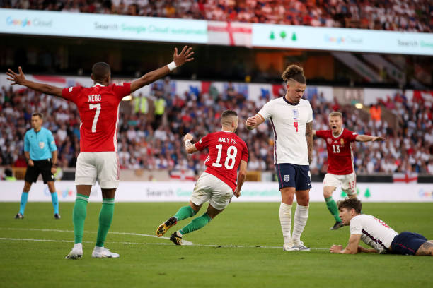 إنجلترا تتعرض لخسارة قاسية برباعية أمام المجر في دوري الأمم الأوروبية
