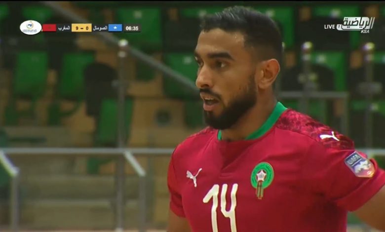 أهداف مباراة المغرب 16-0 الصومال (كأس العرب للفوتسال)
