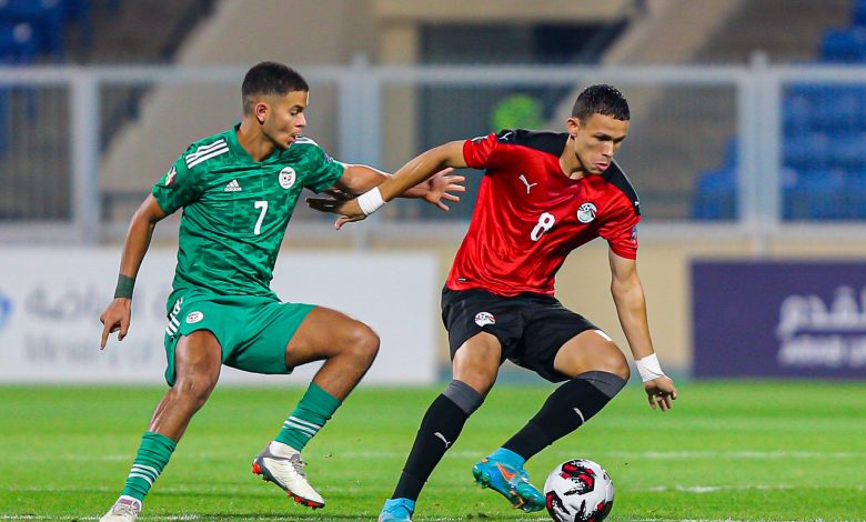 مصر تفوز على الجزائر بثلاثية وتتأهل إلى نهائي كأس العرب للشباب