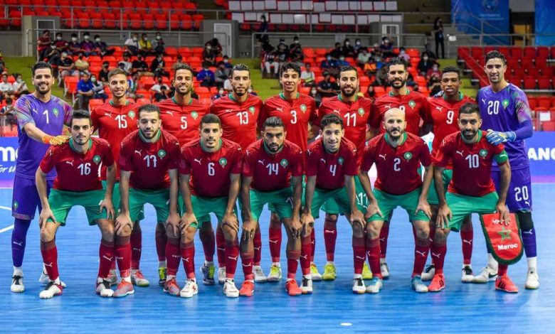 تشكيلة المنتخب الوطني لكرة القدم داخل القاعة أمام إيران