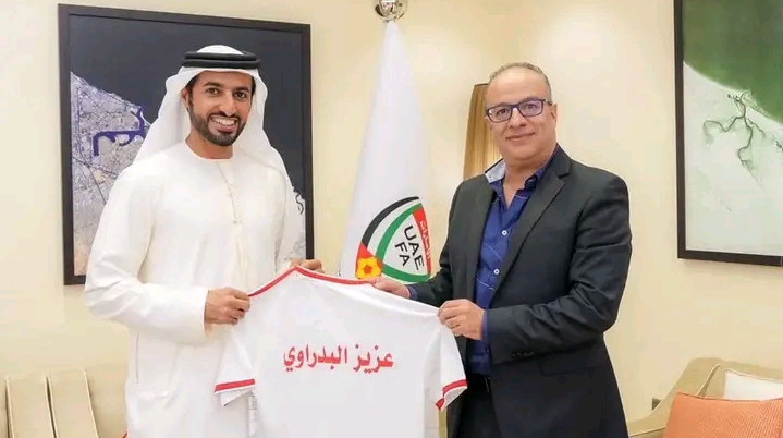 رئيس الإتحاد الإماراتي لكرة القدم يستقبل البدراوي
