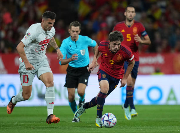 إسبانيا تنهزم على أرضها أمام سويسرا في دوري الأمم الأوروبية